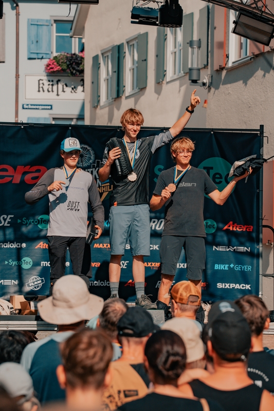 Szene beim Urban Downhill in Leutkirch