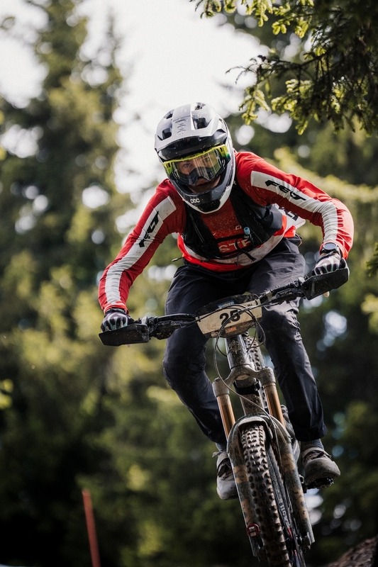 Enduro-Rennszene in Leogang