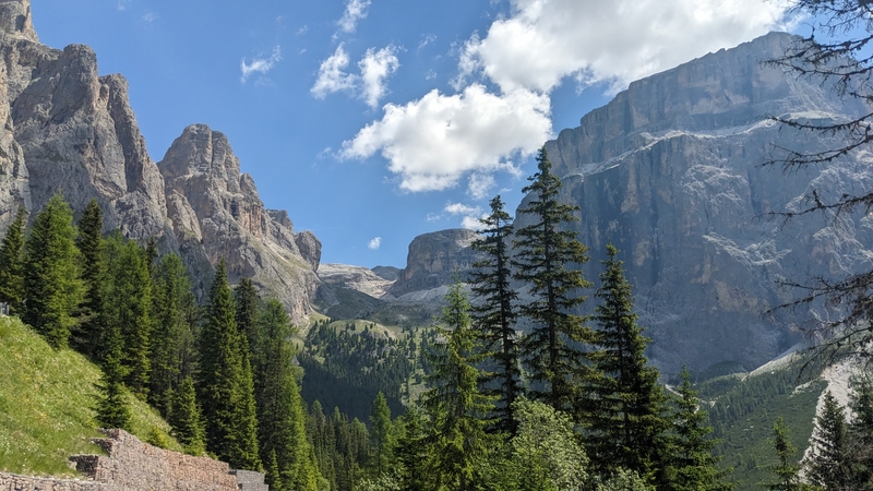 Berglandschaft in den Dolomiten